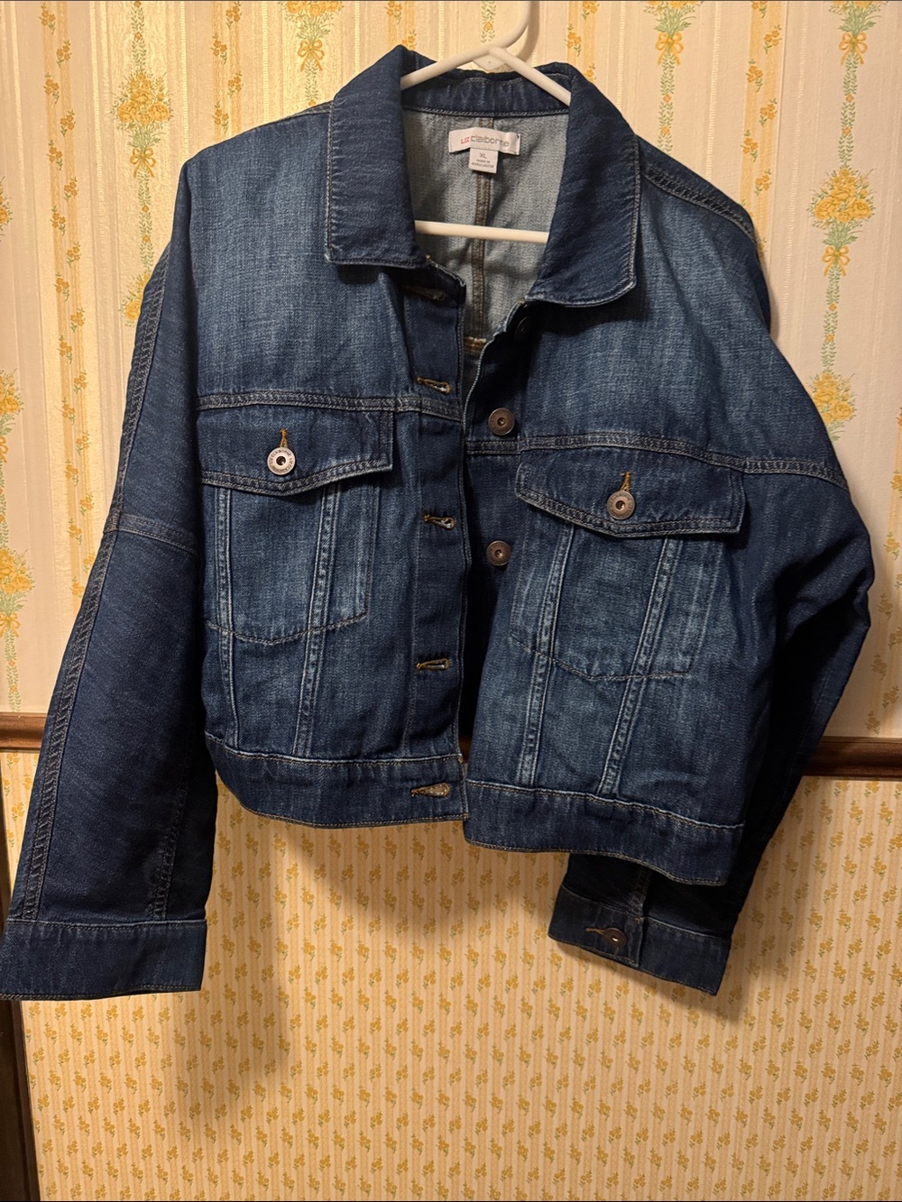 Liz Claiborne Dark Blue Denim Jacket